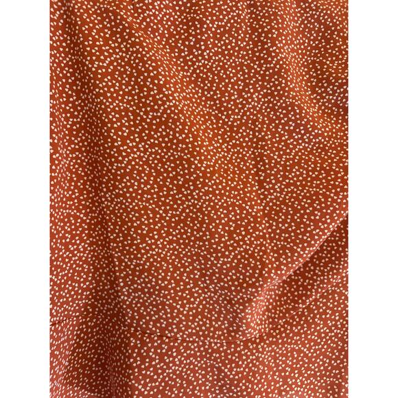 ALTAR'D STATE Mini Skirt Brown & White Ruffle Fall | MEDIUM | NWT - Picture 5 of 9